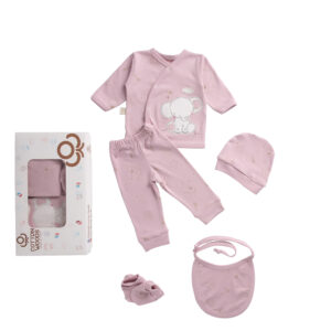 Little Elephant 5 Pieces Set Pink