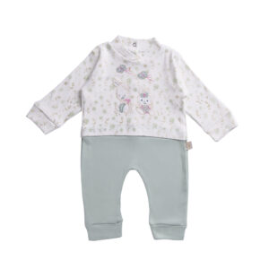 Floral Onesie Mint
