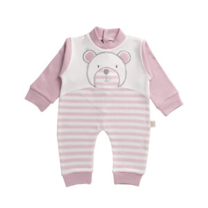 Stripes Onesie Pink