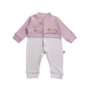 Little Bees Onesie Pink