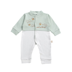 Little Bees Onesie Mint