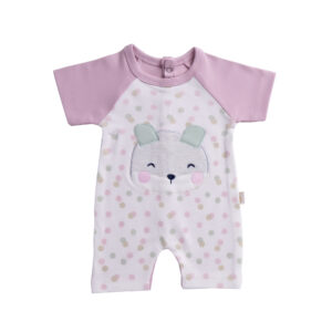 Bold Polka Dots Short Onesie