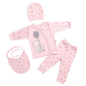 Teddy & Balloons 4 Pieces PJ Set