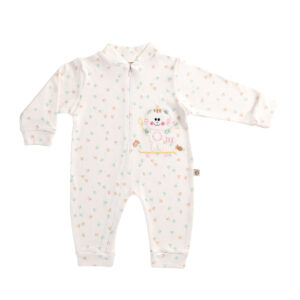 Cat Paws Long Sleeve Cotton Onesie